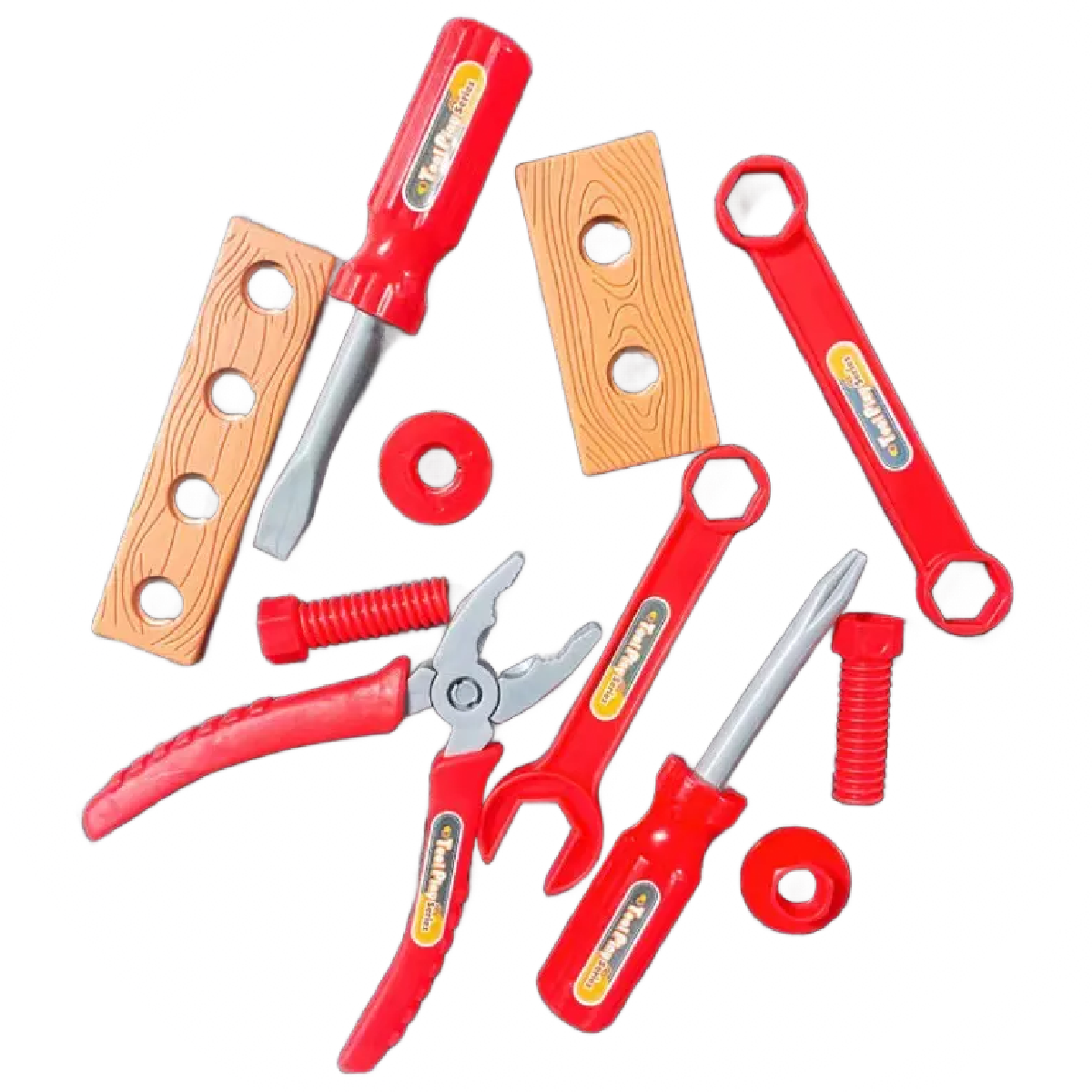 Children's Toolbox Set 11pcs Simulation Repair Red Tools Pretend Play House New