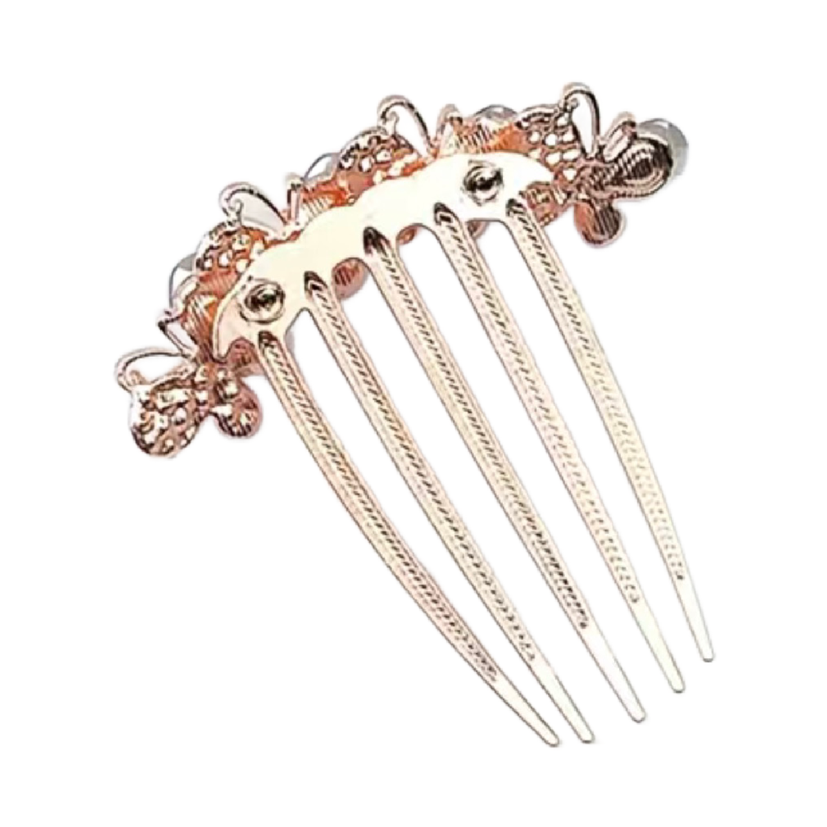 Rhinestone Butterfly Hair Large Comb Barrette Pin Luxury Hair Accessory NEW