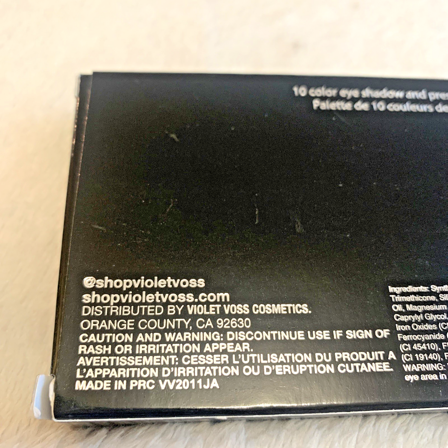 Violet Voss Essentials 2 Pro Series Eyeshadow Palette NIB 10 Shades