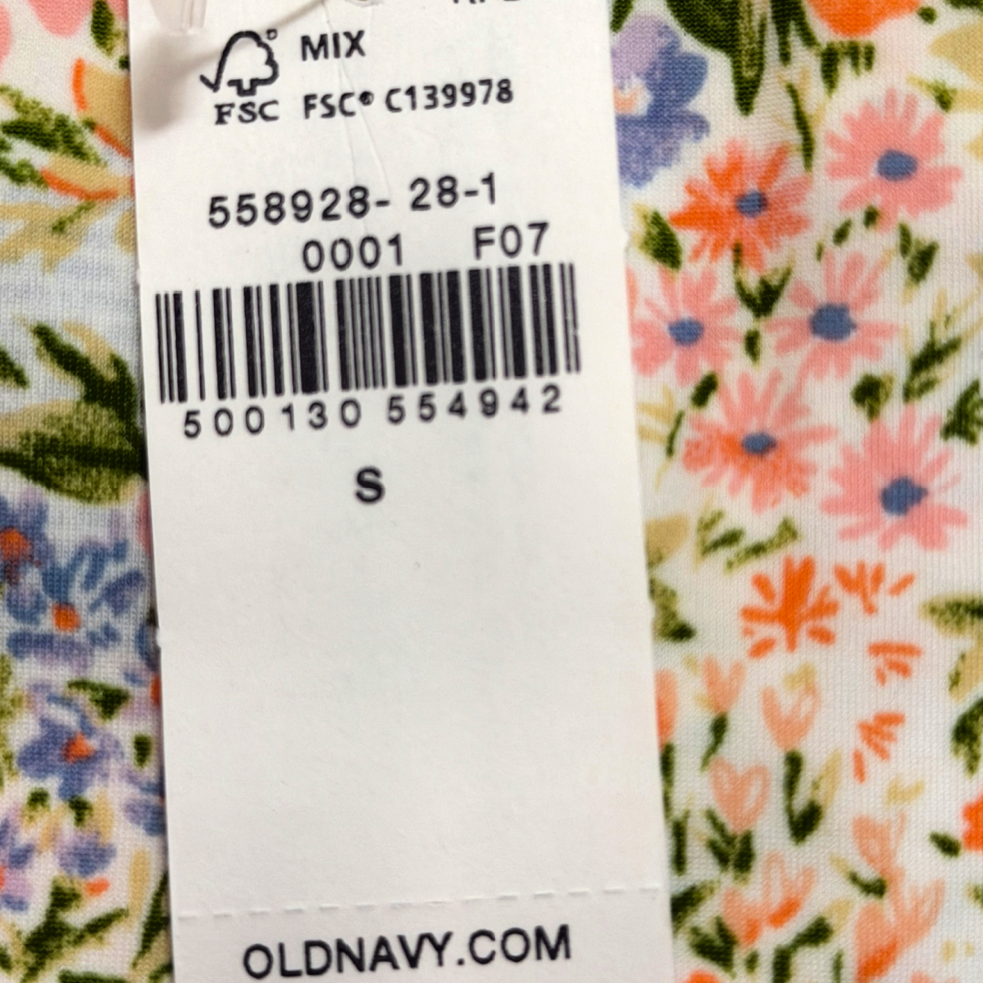 High-Waisted No-Show Brief Panties Size Small Pairs Ditsy Floral Underwear NWT