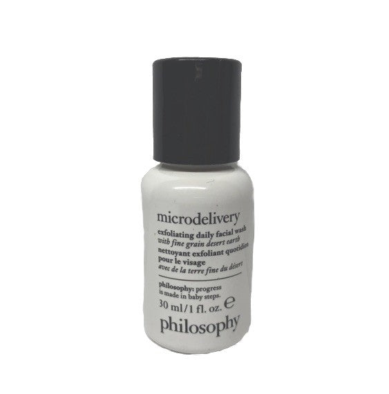 Philosophy Microdelivery Exfoliating Daily Facial Wash 1 Fl Oz Travel Size NEW
