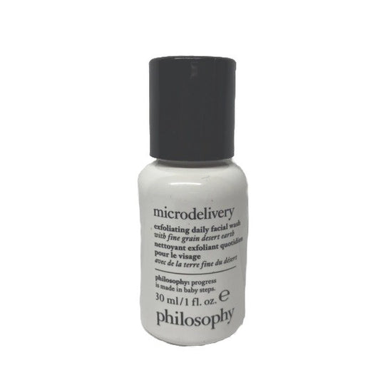Philosophy Microdelivery Exfoliating Daily Facial Wash 1 Fl Oz Travel Size NEW