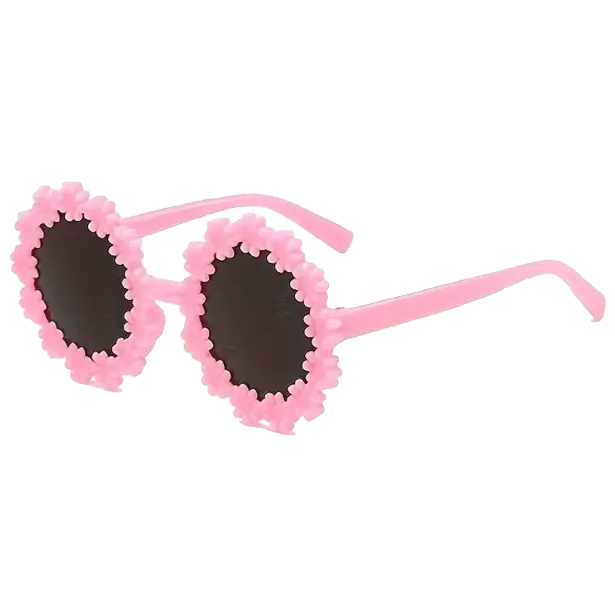 Round Floral Sunglasses Trendy Cute Toddler Kid Summer Tinted Shade Glasses New