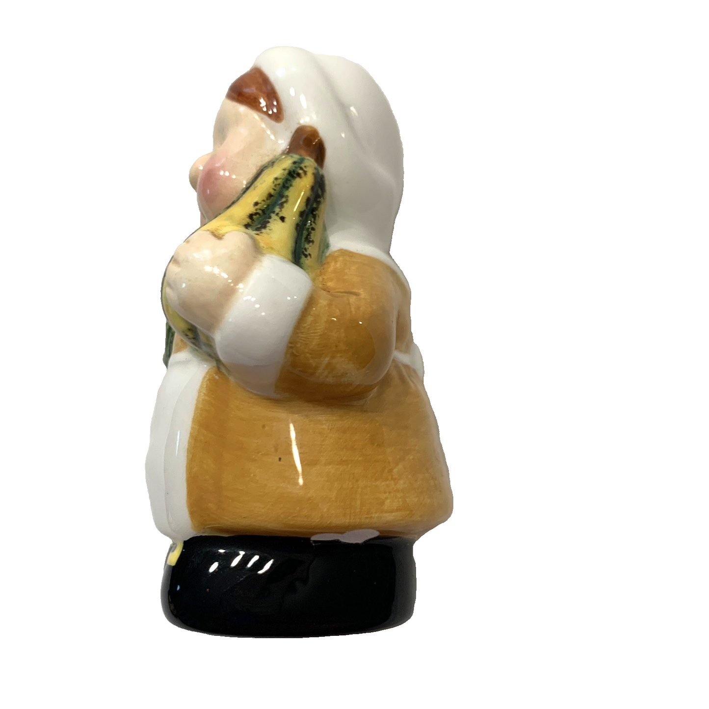 Hand-painted Ceramic Pilgrims Thanksgiving Salt & Pepper Shakers