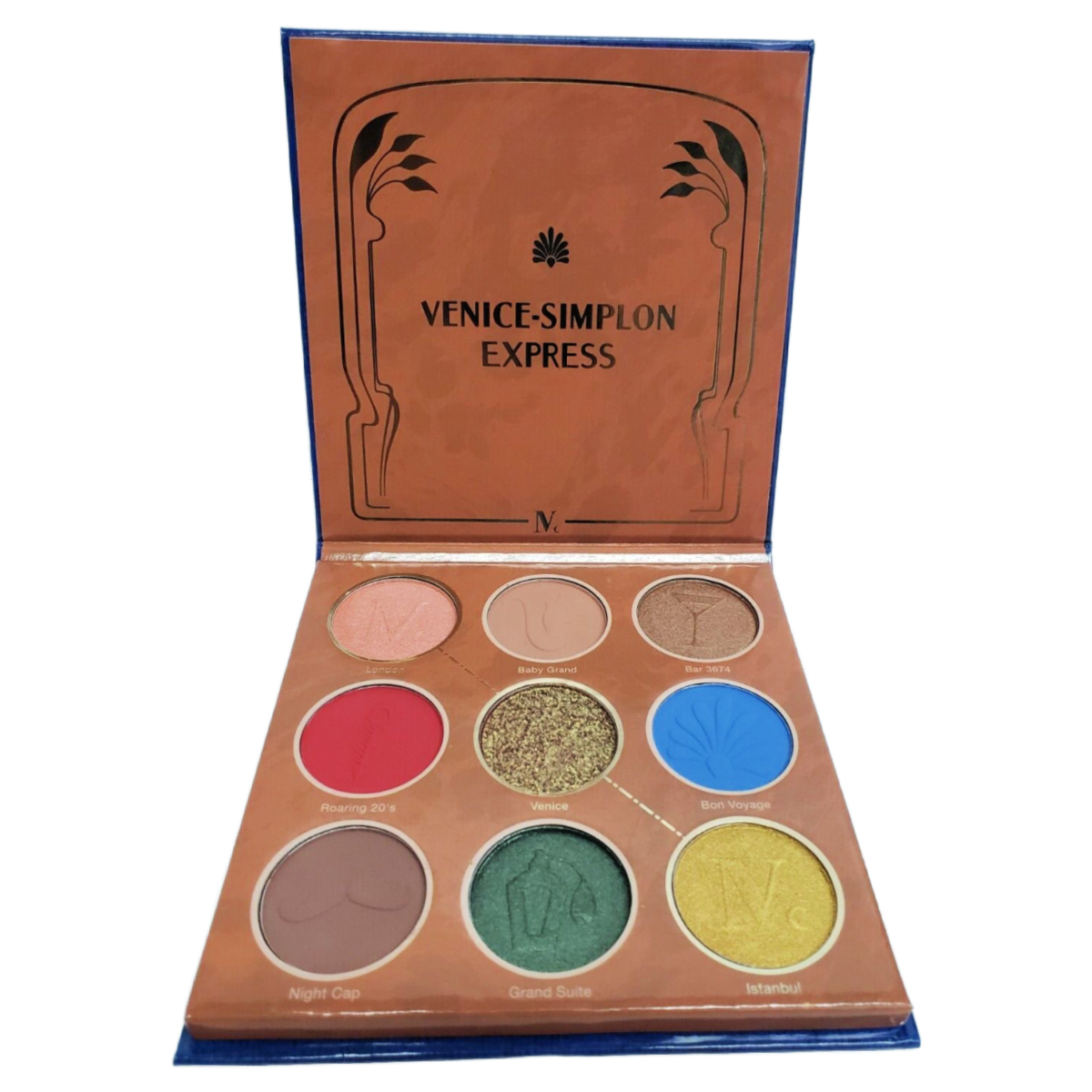 NOMAD Venice-Simplon Express Carry-On Eyeshadow Palette Matte Shimmer NEW