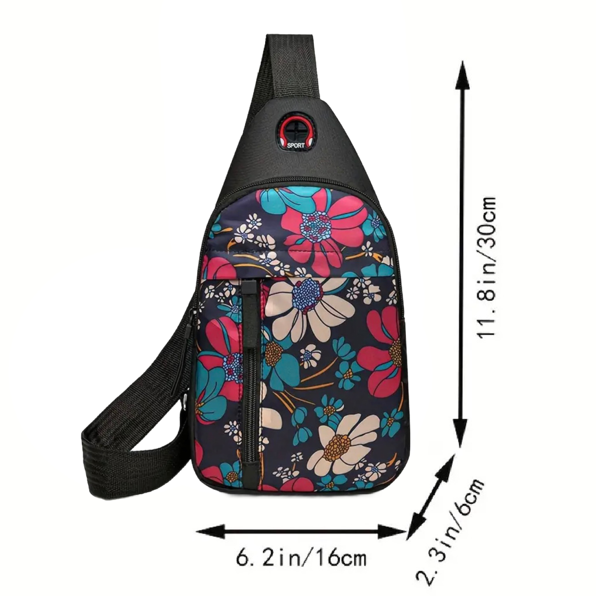 Mini Backpack Crossbody Chest Bag Nylon Sport Travel Casual Diagonal Unisex New