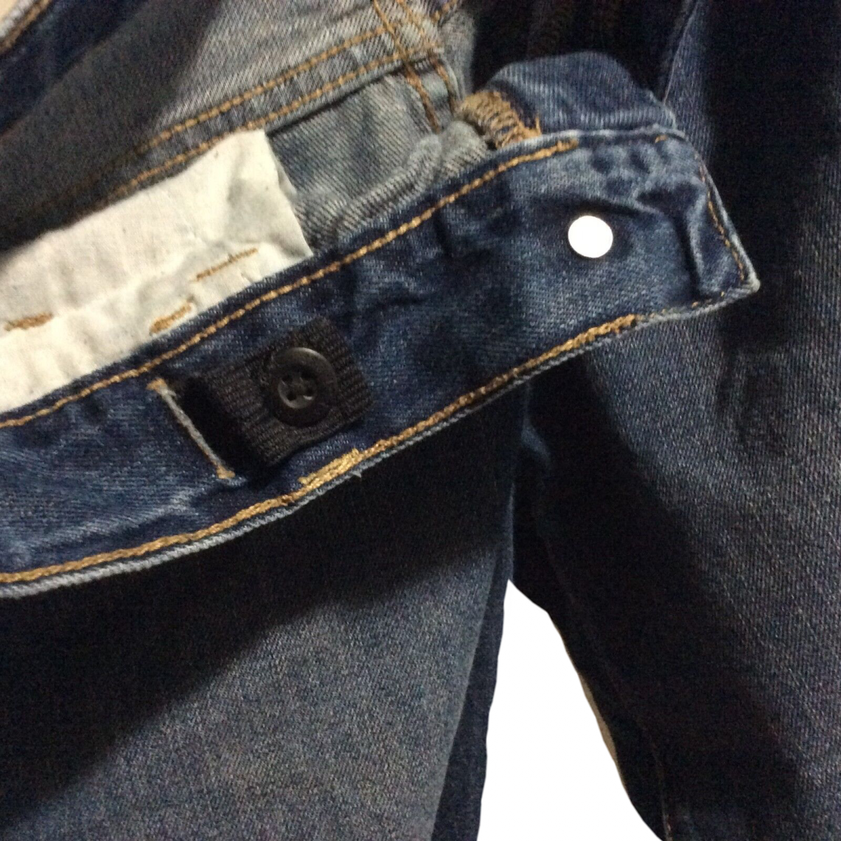 The Children's Place Boys Boot Cut Blue Denim Jeans Size 10 Adjustable Waist