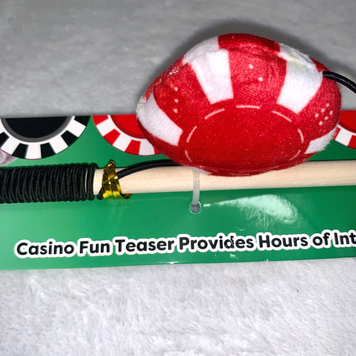 Kitty Cat Casino Theme Interactive Wand Catnip Plush Kicker New Lot of 4 Toys