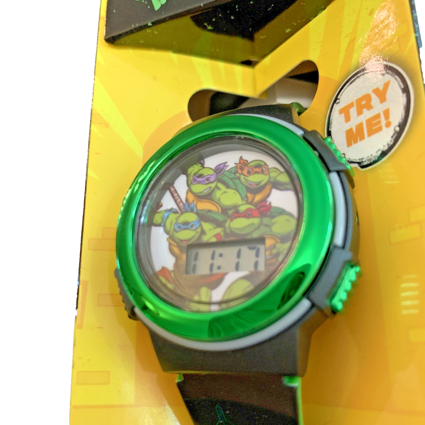 TMNT Watch Nickelodeon Teenage Mutant Ninja Turtles LCD Flashing Round Face New