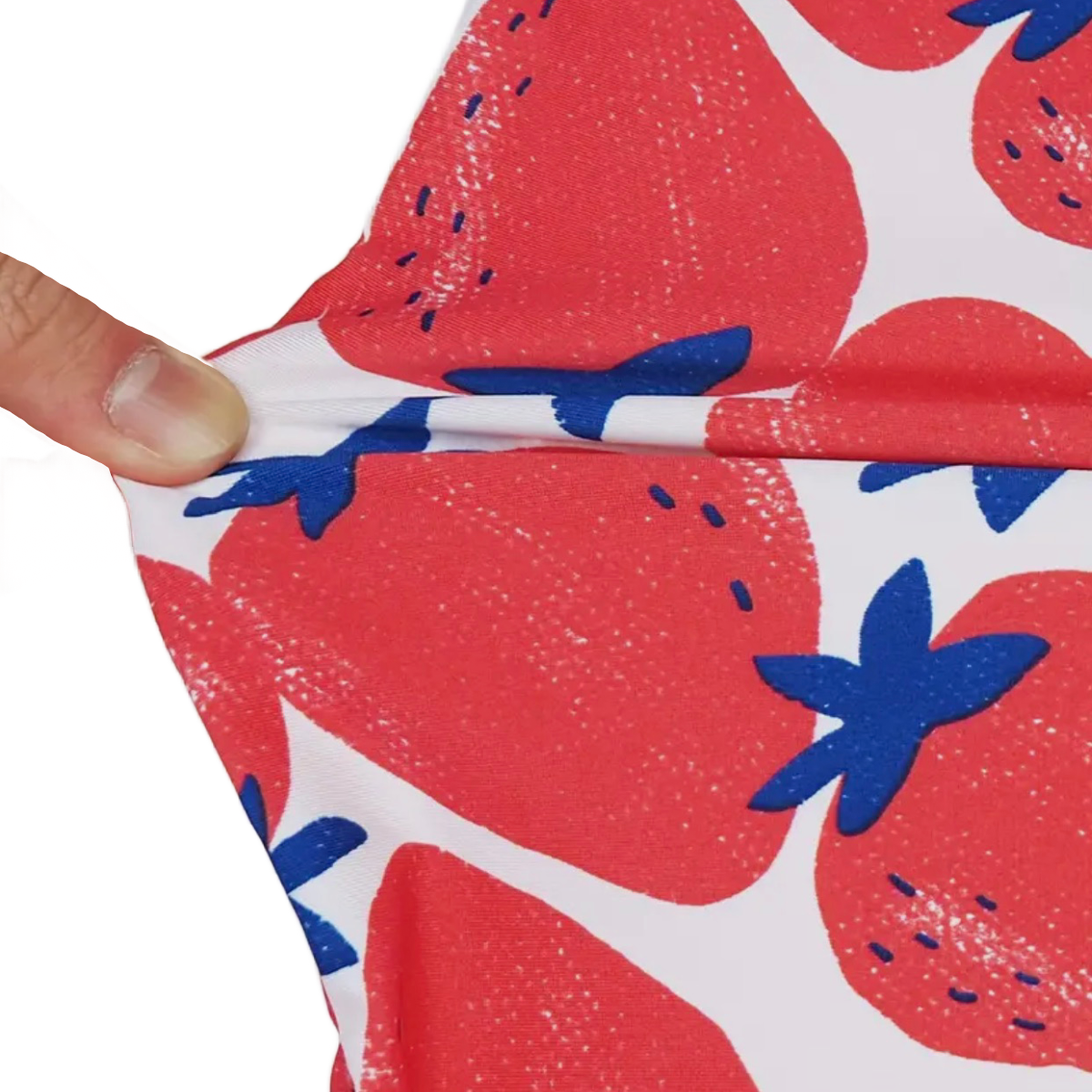 Strawberry Short Sleeve Top & Swim Trunks Swimwear 2pc Set Girls Swimsuit New