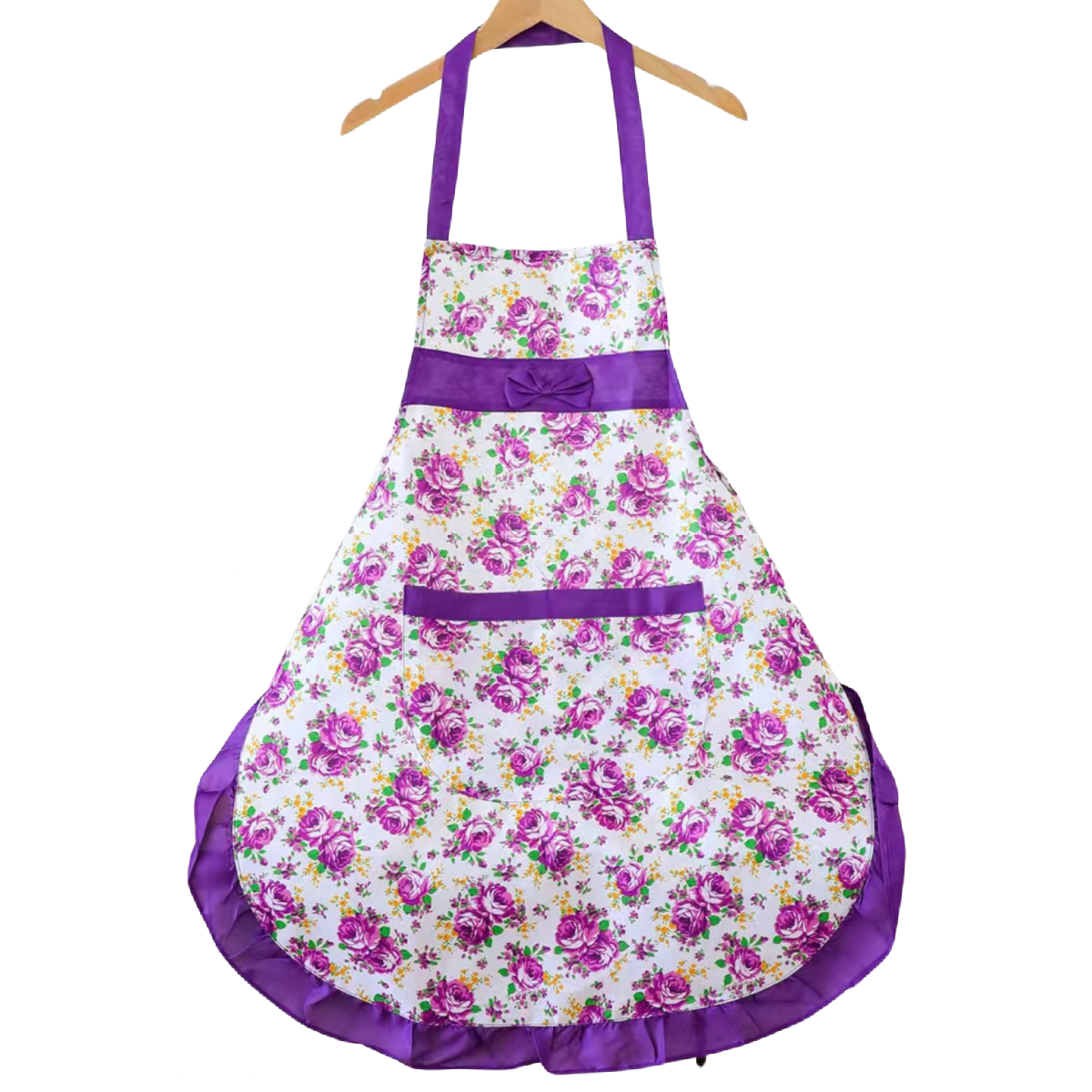 Floral Apron Kitchen Adjustable Pocket BBQ Baking Crafting Gardening NEW