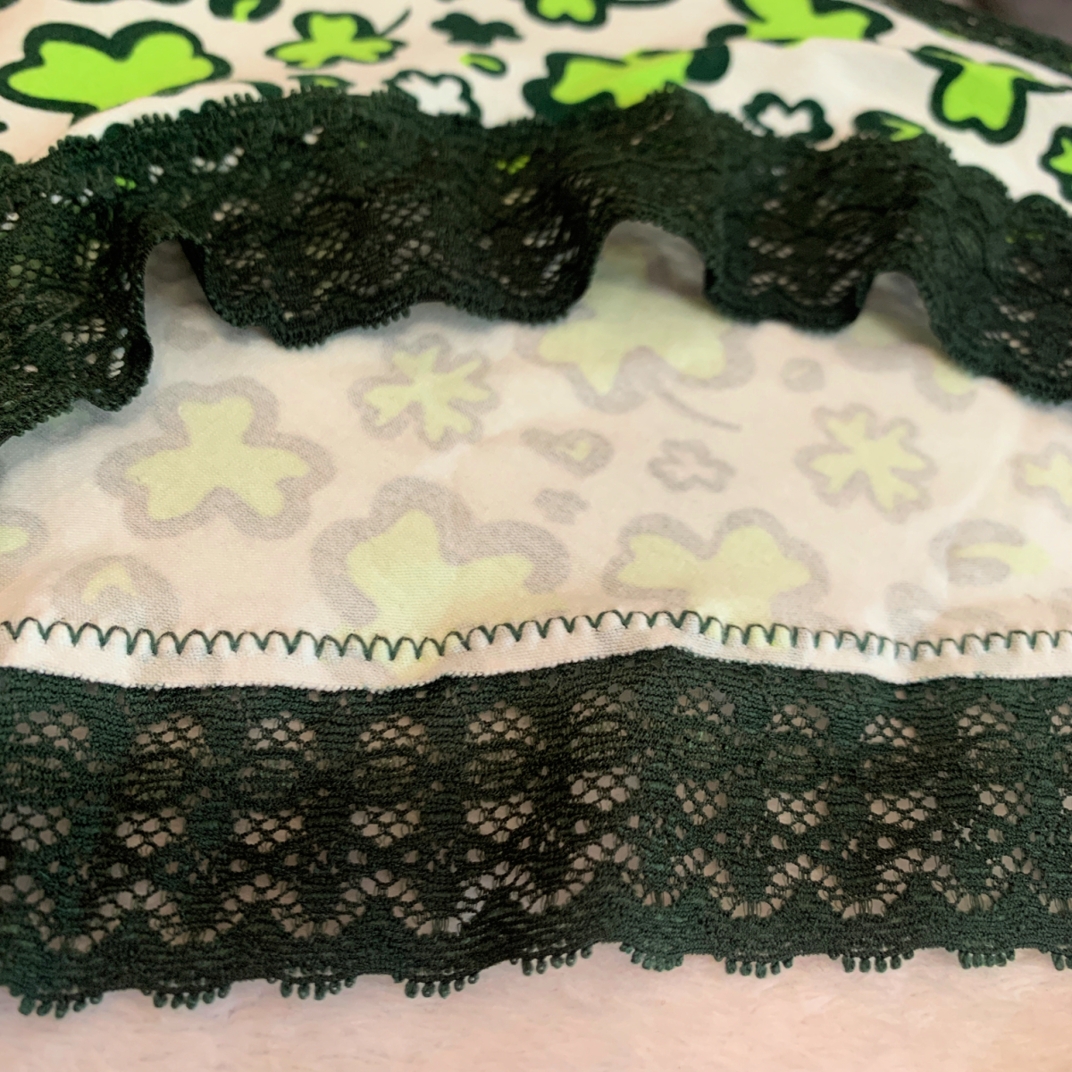 Splendies Three Leaf Kelly Clover Cheeky Panties 4x Cotton Lot of 3 New Pairs