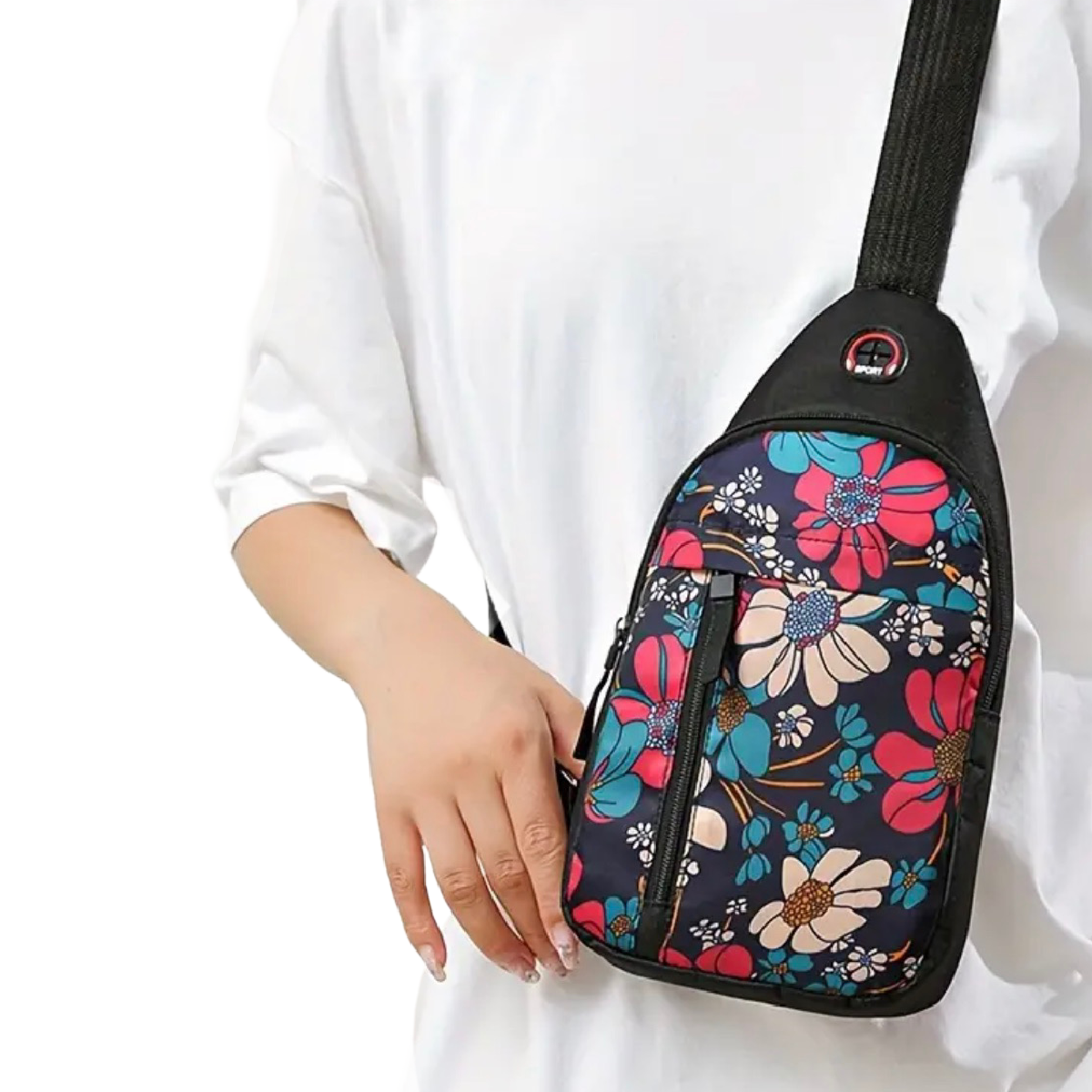 Mini Backpack Crossbody Chest Bag Nylon Sport Travel Casual Diagonal Unisex New