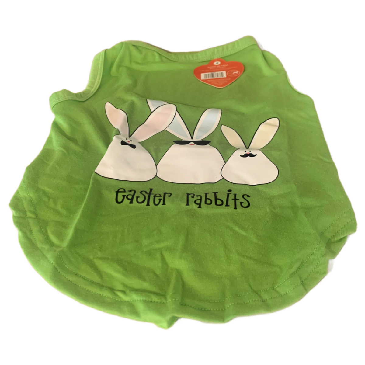 Pet Central Printed Dog Puppy Easter T-Shirts Lot of 2 Bunny Dino NEW