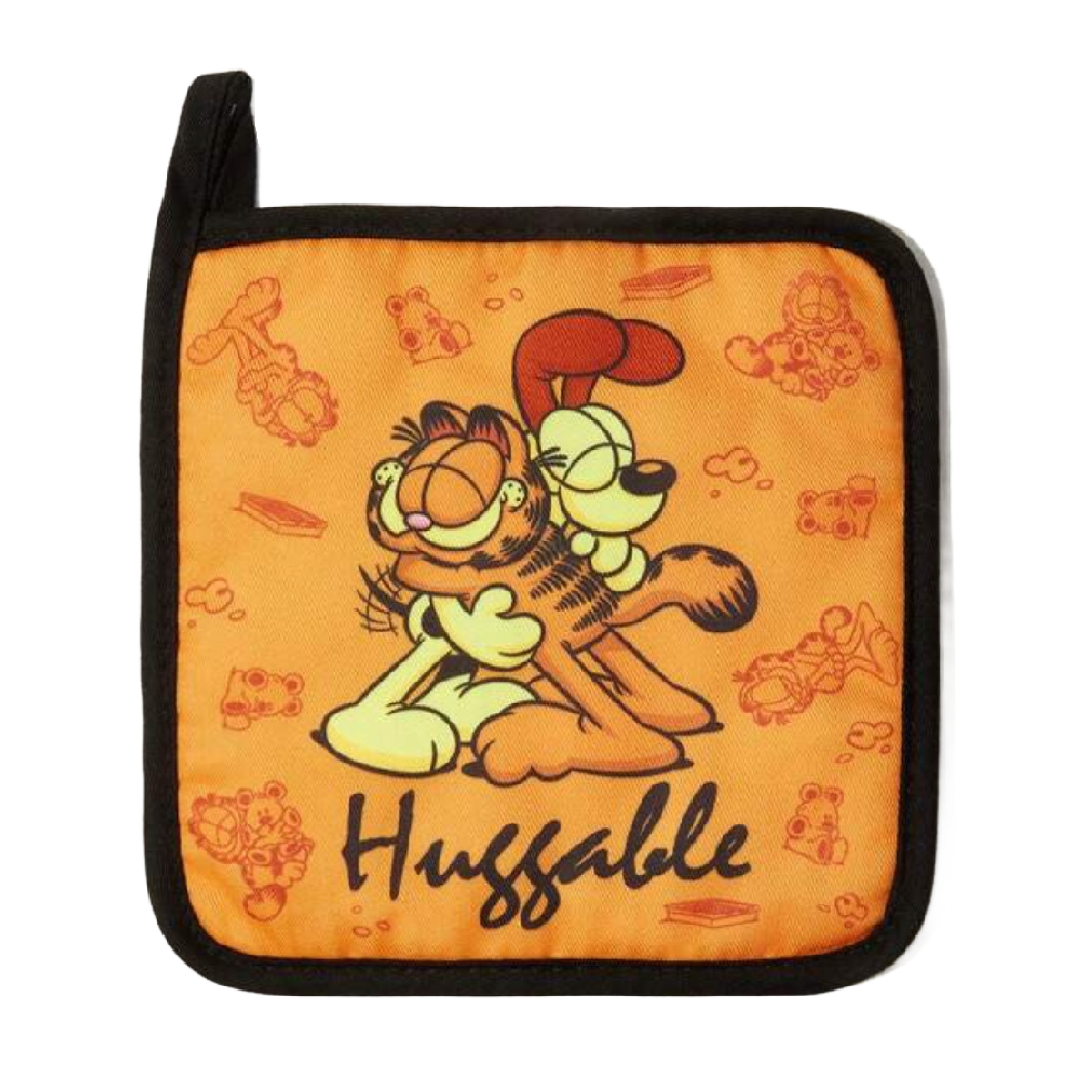 2pc GARFIELD Heat Insulation Glove And Oven Mitt Pad Quilted Cartoon Cat New Lot