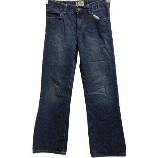 The Children's Place Boys Boot Cut Blue Denim Jeans Size 10 Adjustable Waist