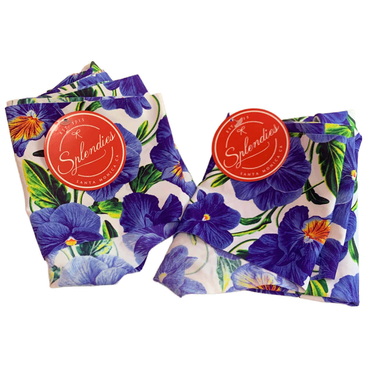 Splendies No-Show RAE BIKINI Panties Size 3X Purple Violet Flowers NWT Lot of 2