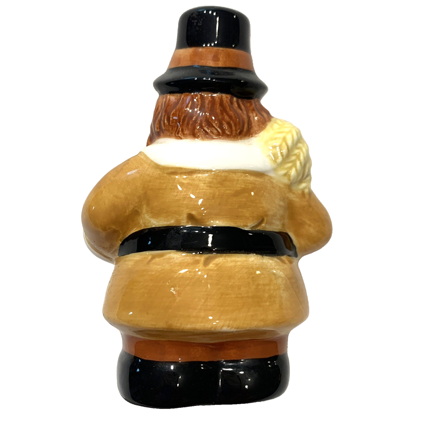 Hand-painted Ceramic Pilgrims Thanksgiving Salt & Pepper Shakers