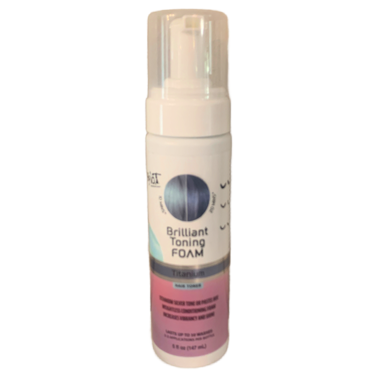Splat Brilliant Conditioning Semi-Permanent Toning Foam In Titanium New