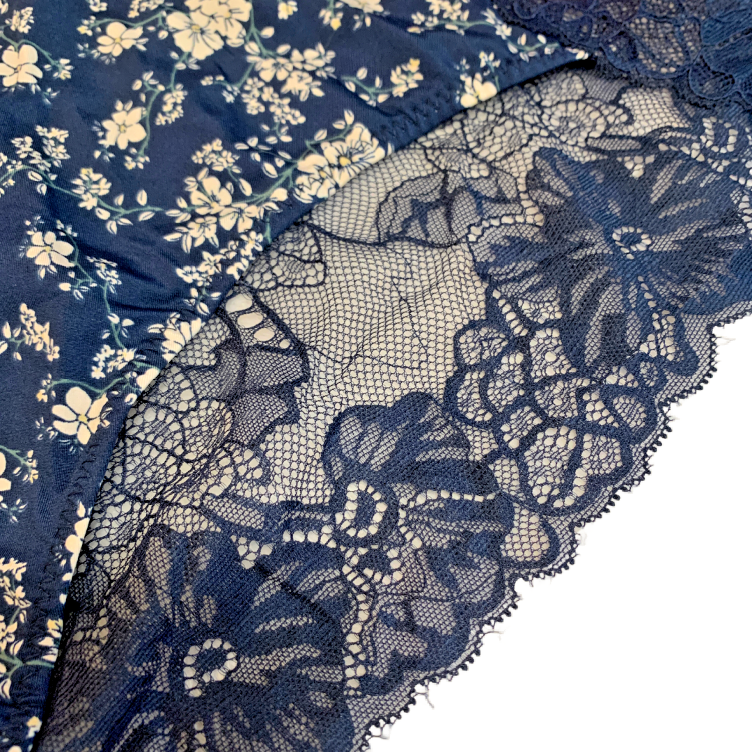 Splendies Sylvie Chic Lace Bikini Panties Size 4x Floral Lingerie Underwear New