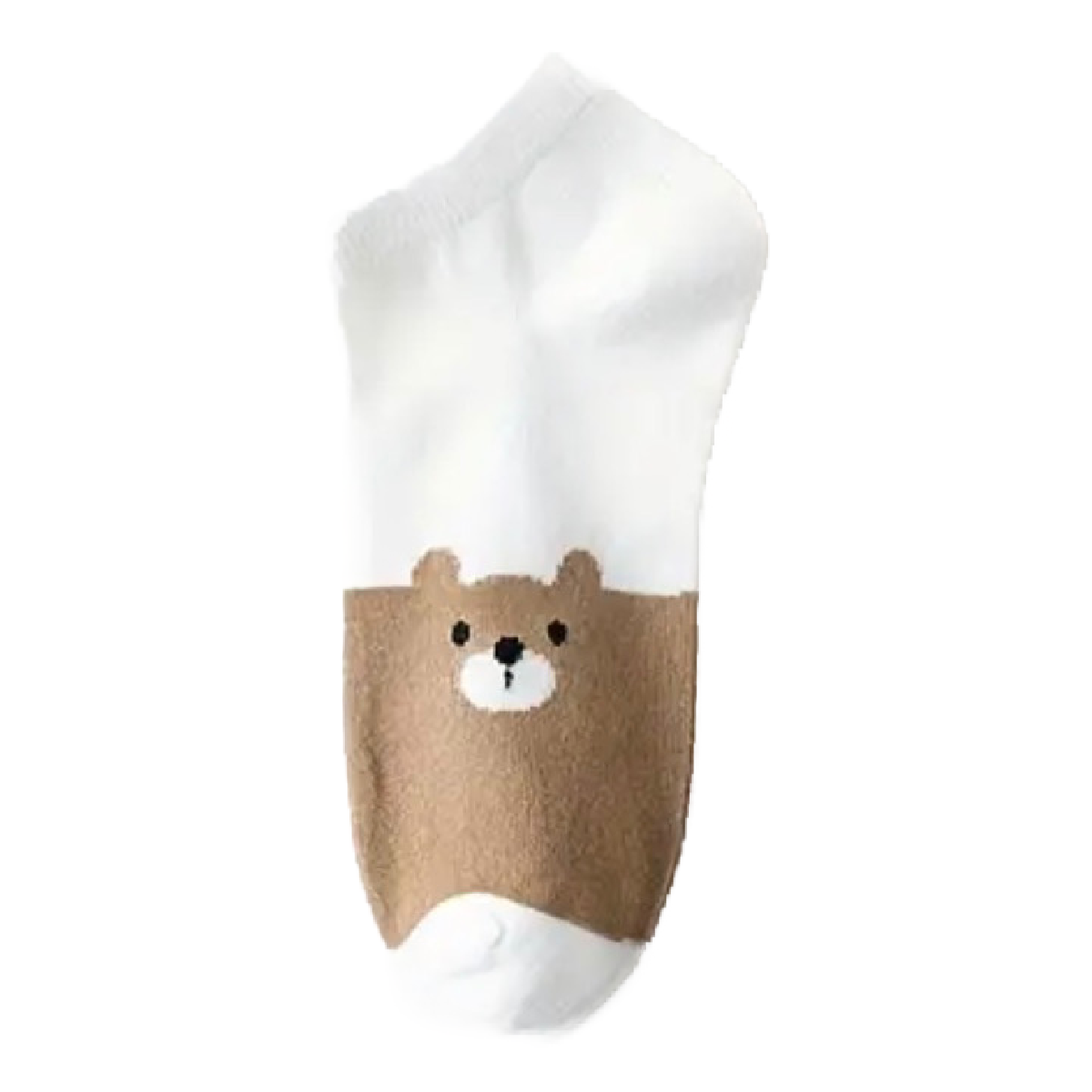 5 Pairs of Cartoon Bear Low Cut Ankle Socks Breathable Stockings Hosiery New