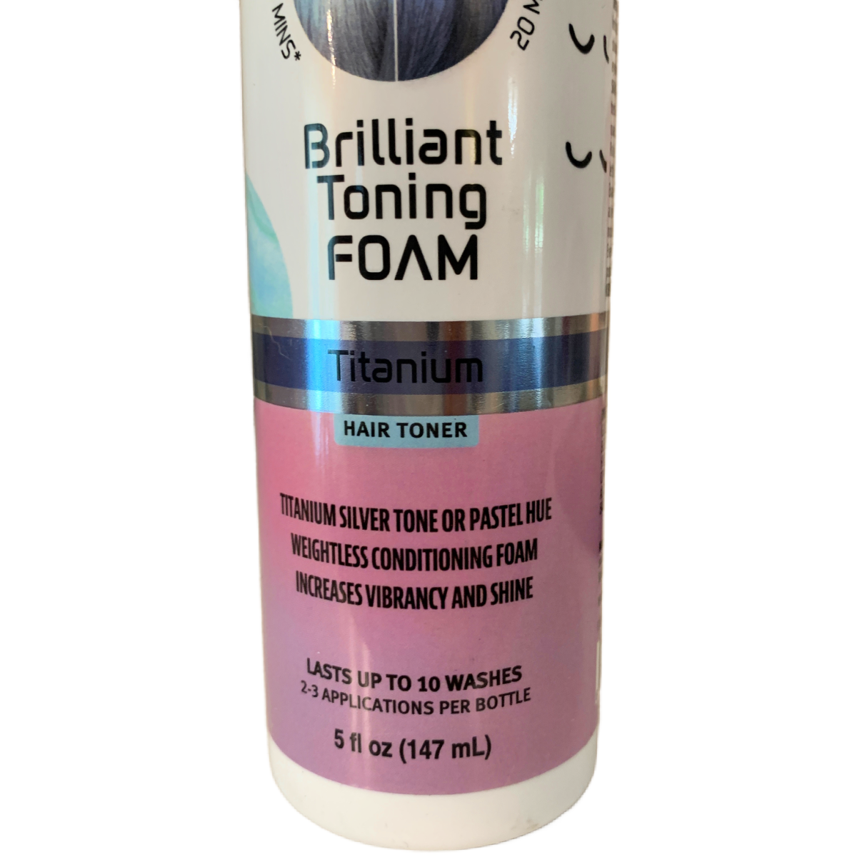 Splat Brilliant Conditioning Semi-Permanent Toning Foam In Titanium New