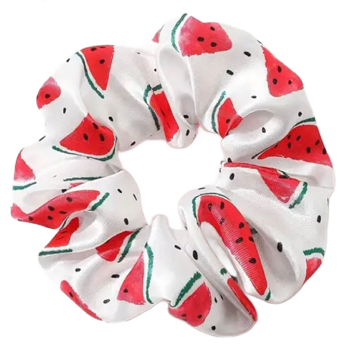 Avocado & Watermelon Scrunchies Rhinestone Bobby Pin Hair Accessory Sets