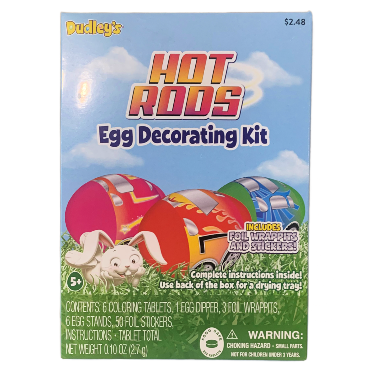 Easter Decorating Kits & DecorEgger Egg Holder 9pc Lot Speckled Hot Rod Farm NEW