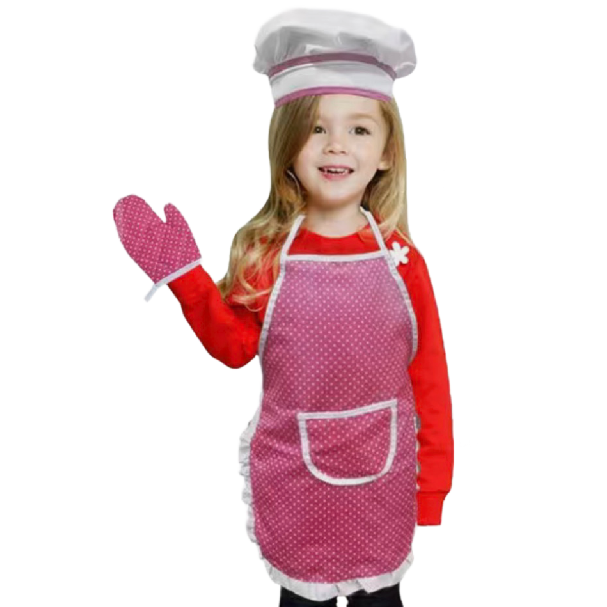Pretend Role Play Kitchen Clothes Children Chef Set Baking Apron Toy Costume New