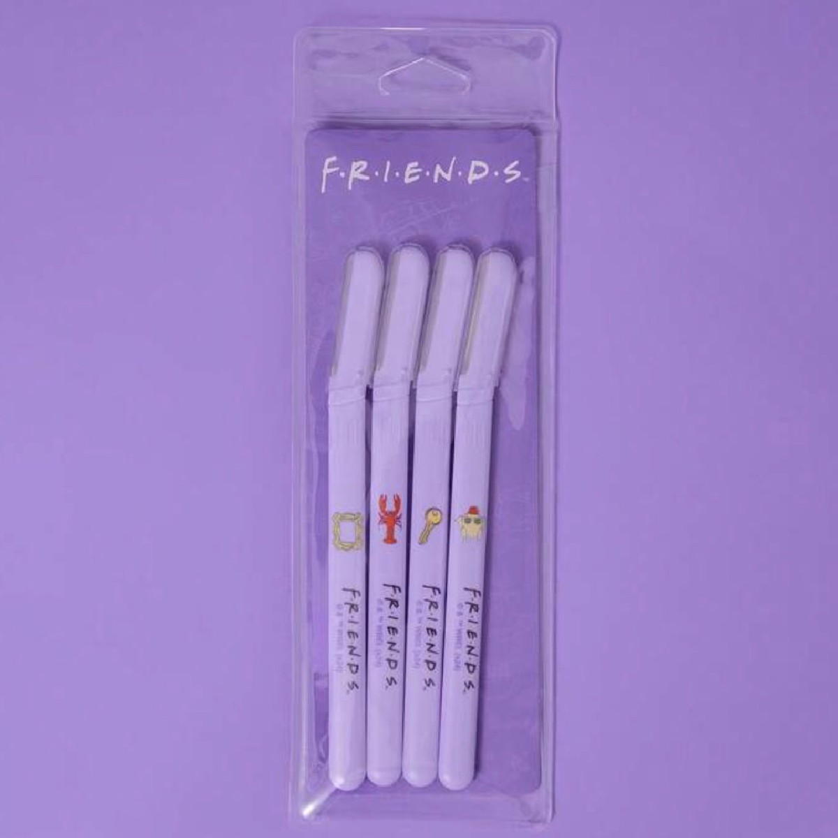 FRIENDS TV 31pc Lot Travel Set Sponges Bag Tweezers Scrunchies Clips Razors New