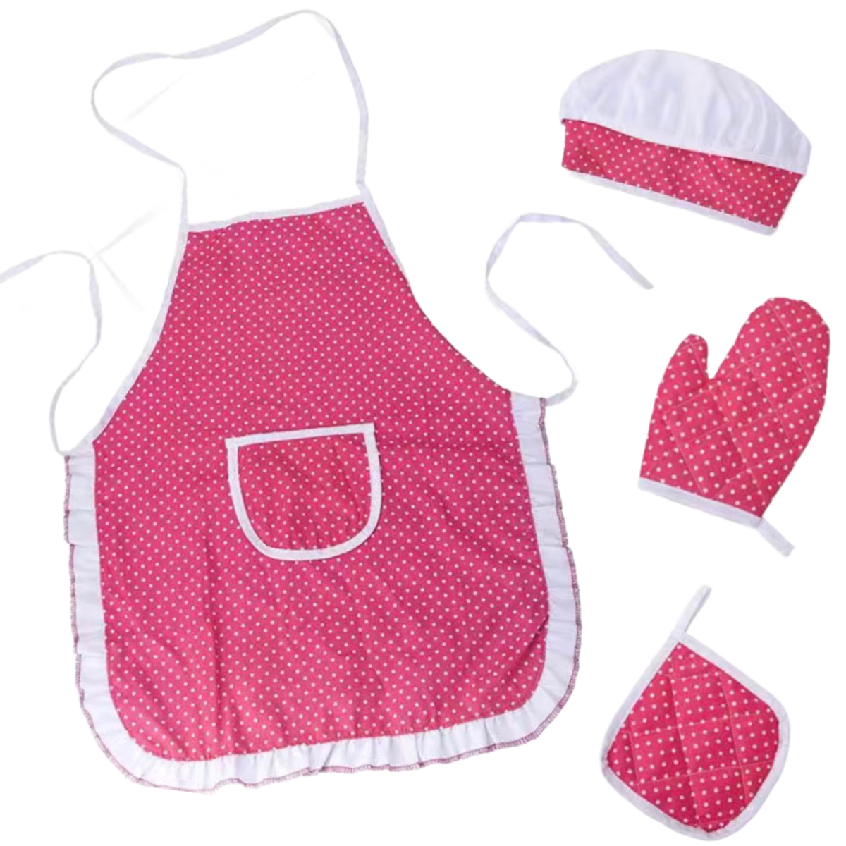 Pretend Role Play Kitchen Clothes Children Chef Set Baking Apron Toy Costume New