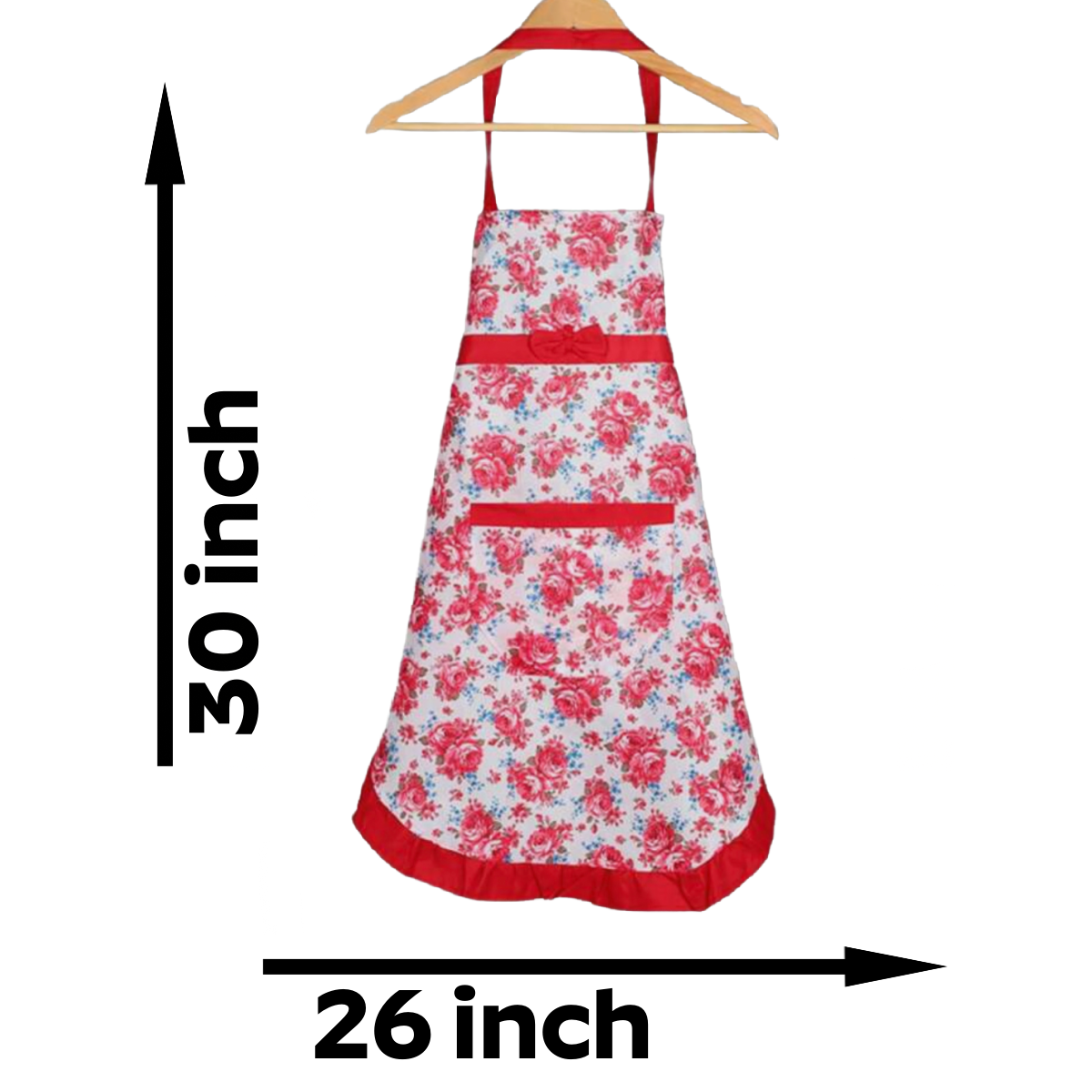 Floral Apron Kitchen Adjustable Pocket BBQ Baking Crafting Gardening NEW