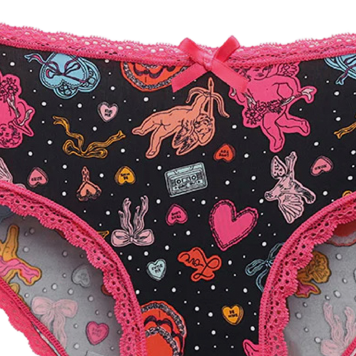 2x Splendies Valentina Cupid Bikini Panties 4X Lace Lingerie New Underwear Lot