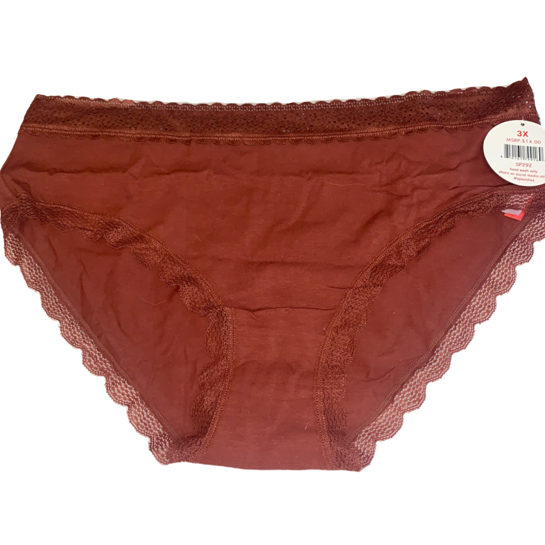 Splendies Bikini Panties Size 4x Beach Seashells Lot of 2 New Pairs of Underwear