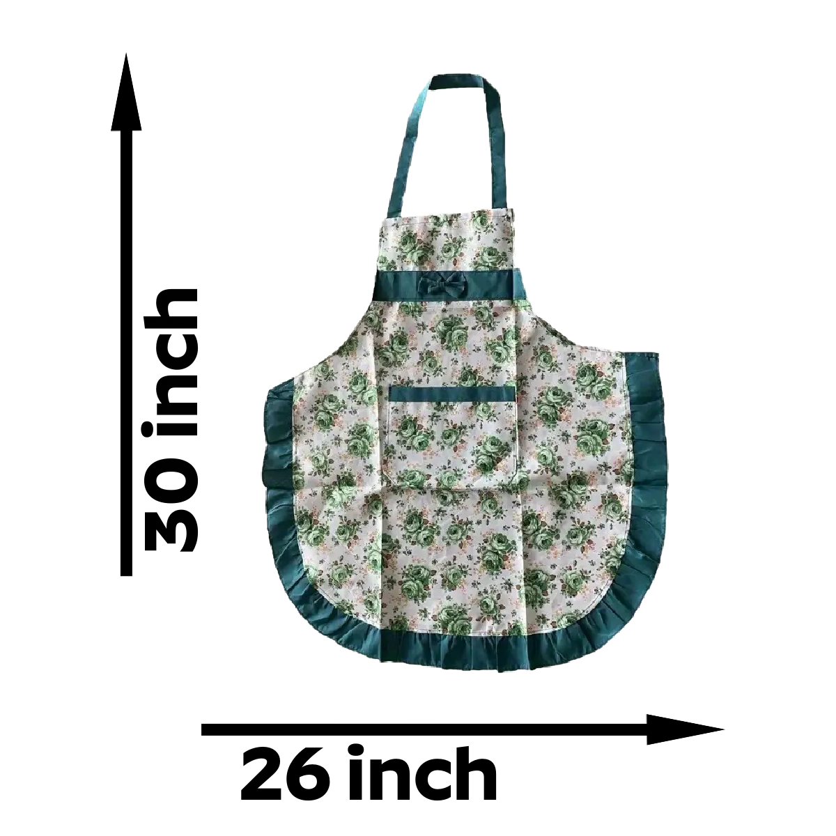 Floral Apron Kitchen Adjustable Pocket BBQ Baking Crafting Gardening NEW