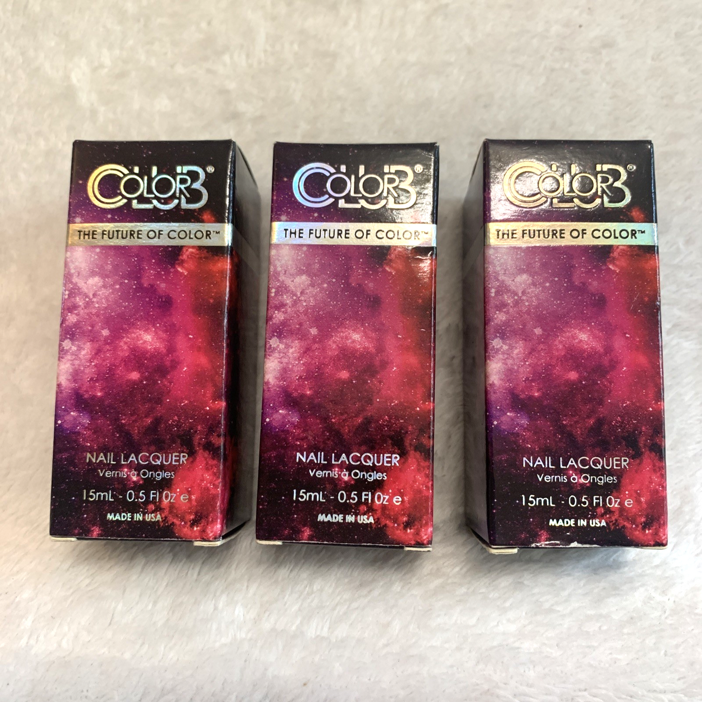 Color Club Nail Lacquer Polishes You Rock! + Clickbait + Hot Hot Pants 3pc Lot