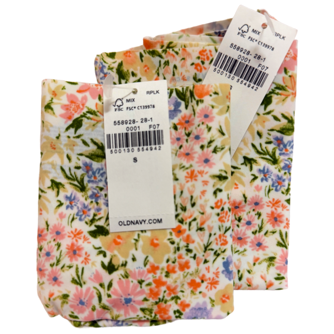 High-Waisted No-Show Brief Panties Size Small Pairs Ditsy Floral Underwear NWT