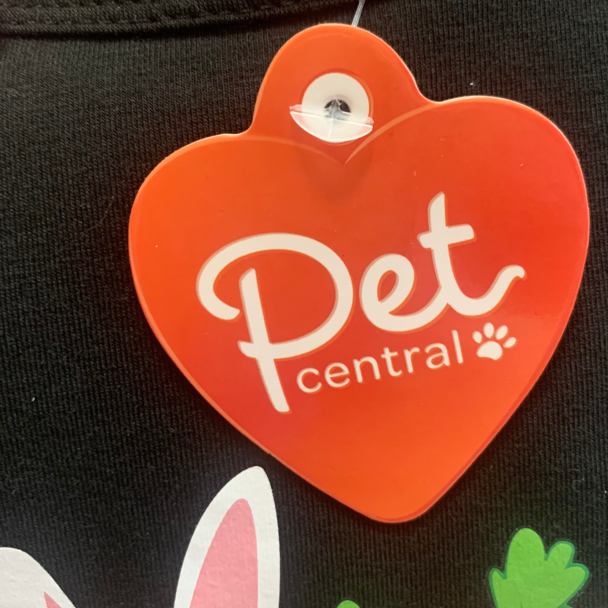 Pet Central Printed Dog Puppy Easter T-Shirts Lot of 2 Bunny Dino NEW