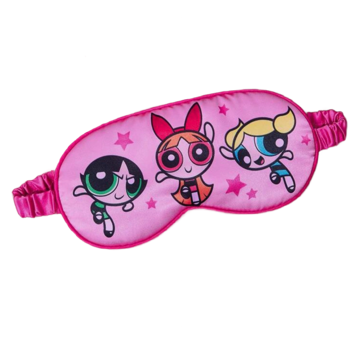 4pc Powerpuff Girls Satin Sleeping Eye Mask & Hair Scrunchies Comfy Bedtime New