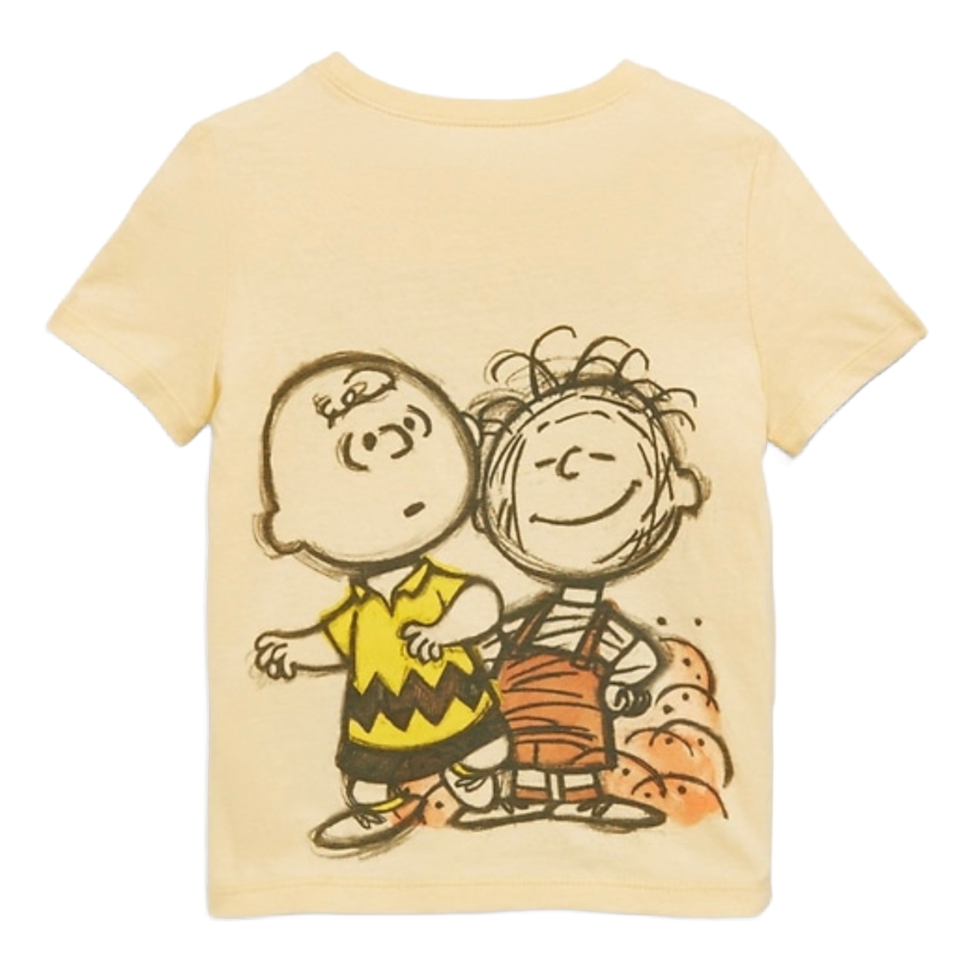 Peanuts Snoopy Charlie Brown Graphic T-Shirt Short Sleeve Toddler Unisex NWT