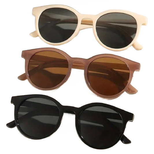 Oval Fashion Unisex Sunglasses Anti-Reflective No Glare Casual Sun Shades New