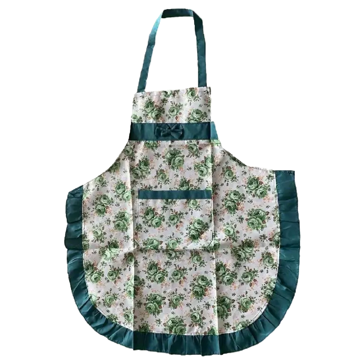 Floral Apron Kitchen Adjustable Pocket BBQ Baking Crafting Gardening NEW