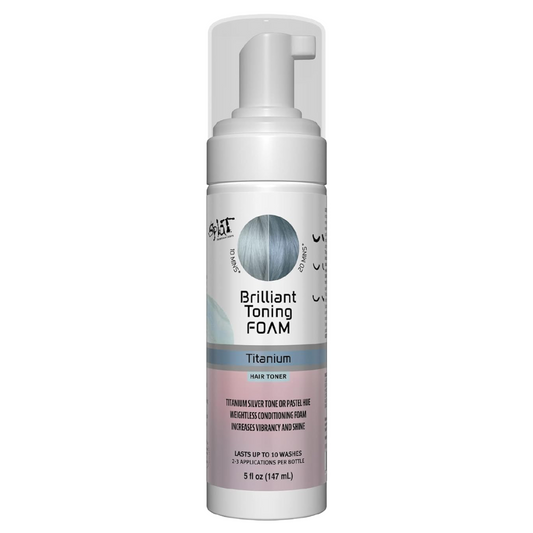 Splat Brilliant Conditioning Semi-Permanent Toning Foam In Titanium New