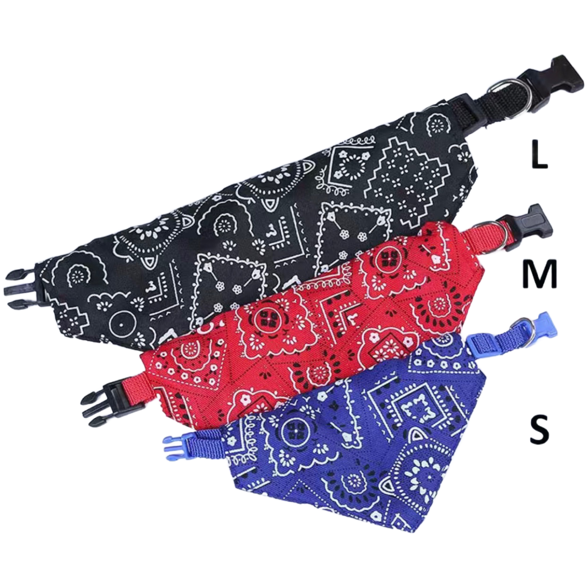 Triangle Bandana Adjustable Collar Neck Scarf Breakaway Kitty Cat Puppy Dog Pet