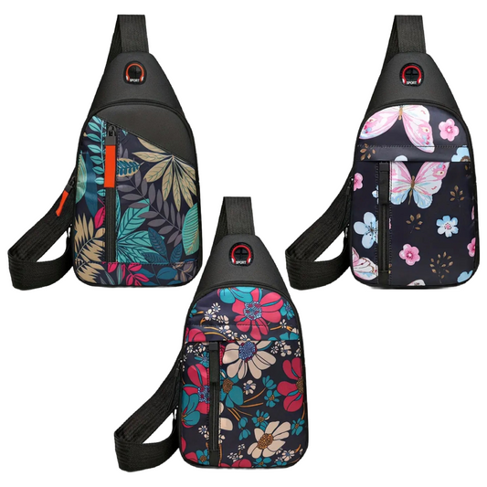 Mini Backpack Crossbody Chest Bag Nylon Sport Travel Casual Diagonal Unisex New