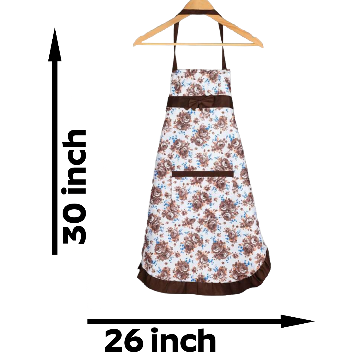 Floral Apron Kitchen Adjustable Pocket BBQ Baking Crafting Gardening NEW