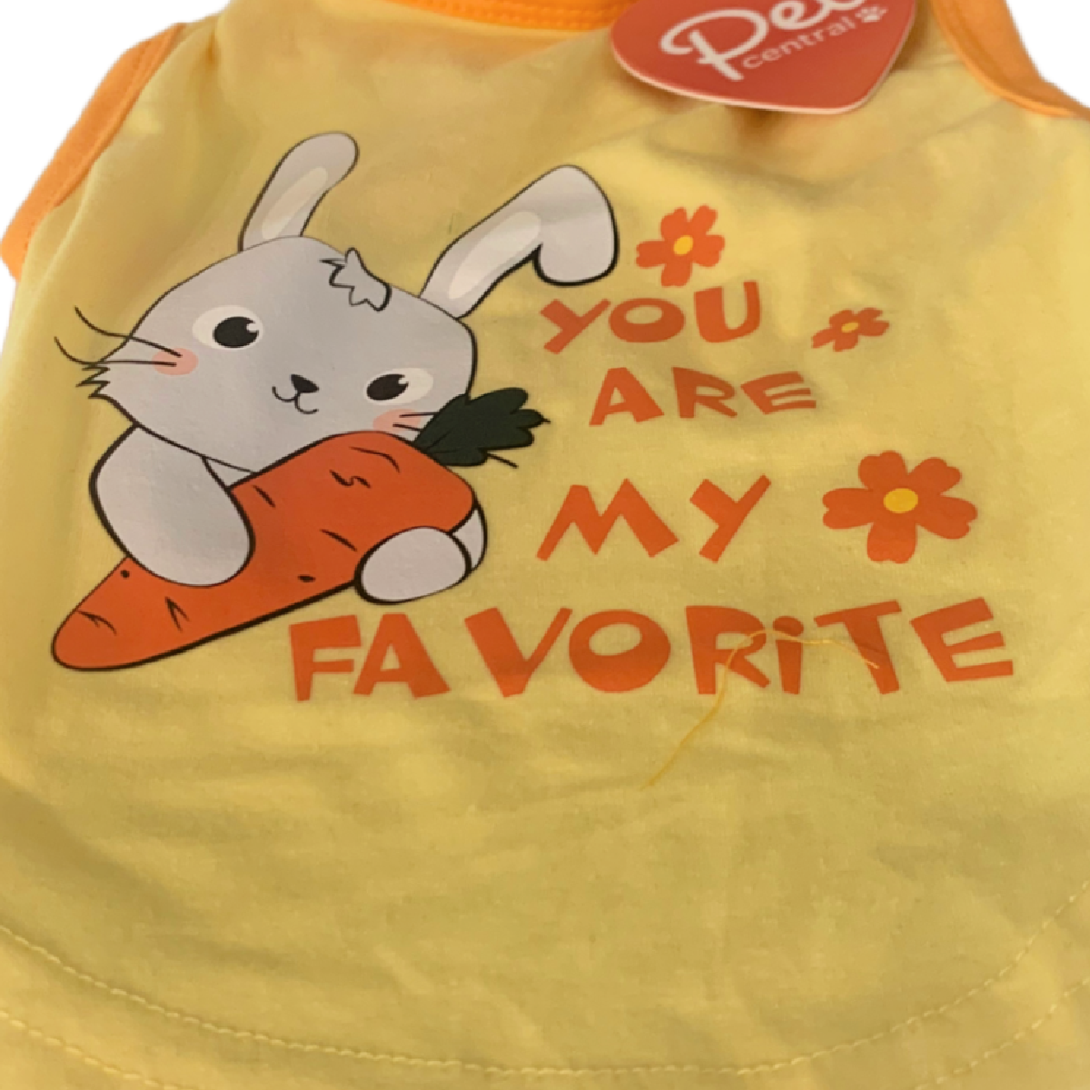Pet Central Printed Dog Puppy Easter T-Shirts Lot of 2 Bunny Dino NEW