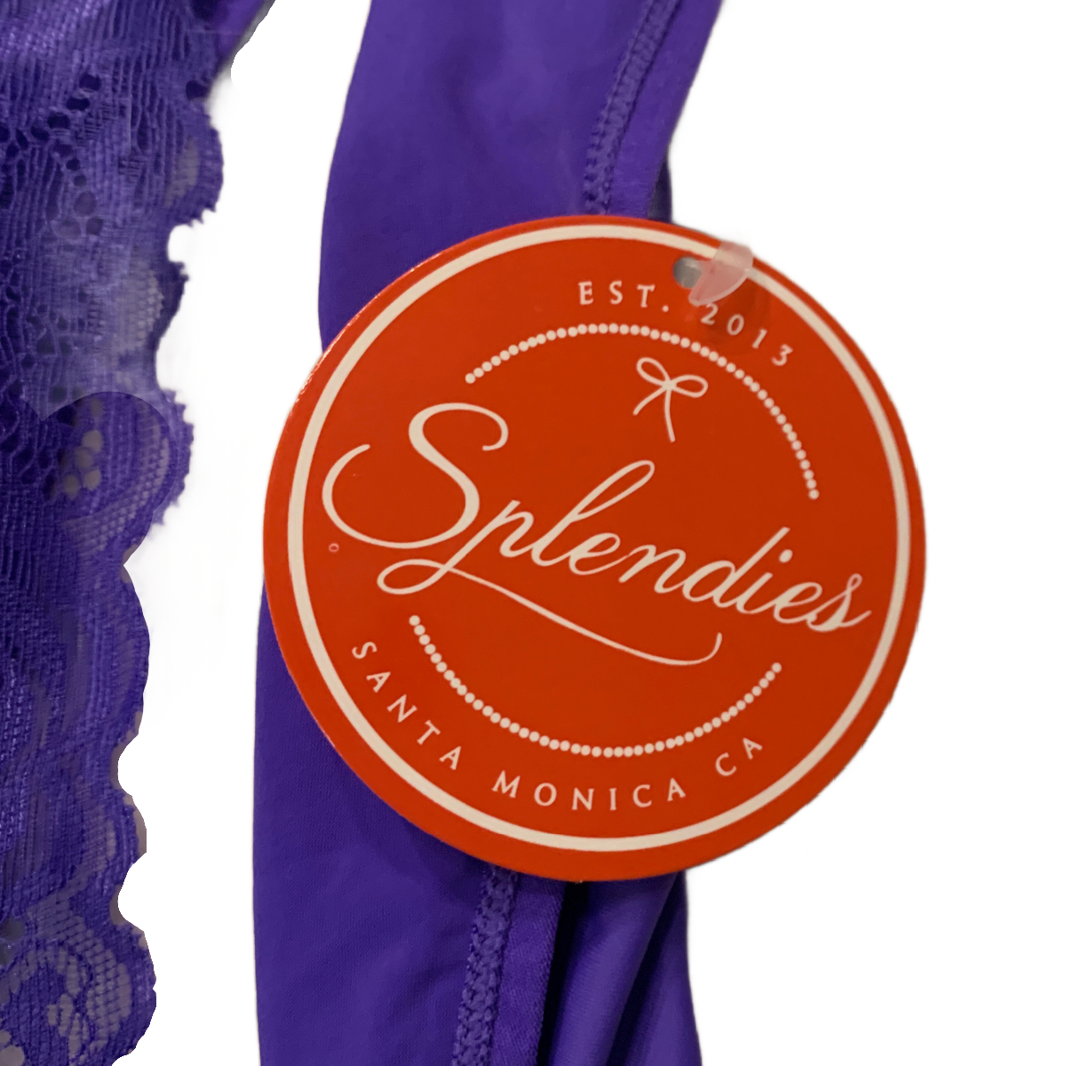 Splendies Bikini Panties Size 4x Lot of 2 New Pairs of Purple Lingerie Underwear