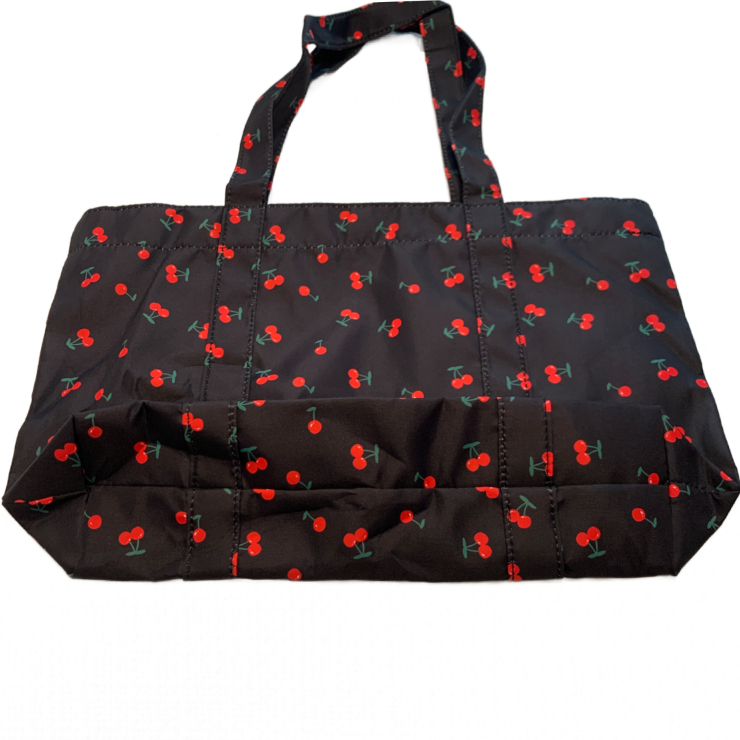 Cherry Tote Bag Magnetic Buckle Lightweight Foldable New