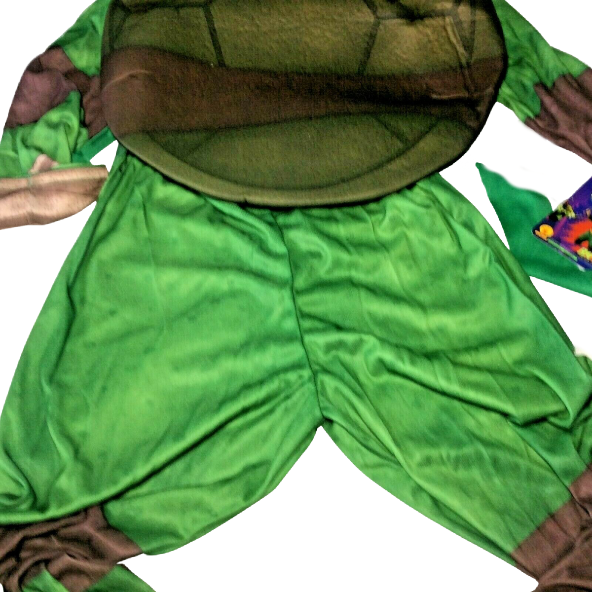 Teenage Ninja Turtles Size L RAPHAEL Costume & Skeleton Sweatshirt Halloween Lot